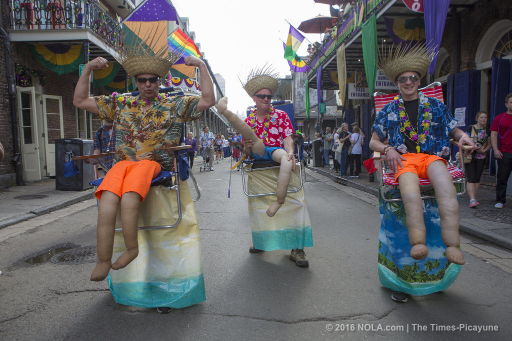 Lundi Gras in the French Quarter 2017